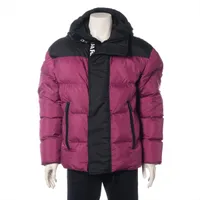 ディースクエアード ポリエステル ダウンジャケット 22AW 46 ピンク×ブラック