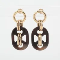 エルメス ユリディス PM メタル×バッファローホーン ネックレス