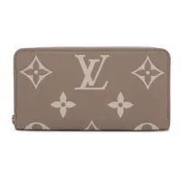 ルイ・ヴィトン バイカラー モノグラム アンプラント ジッピーウォレット M69794 ラウンドジップウォレット トゥルトレールクレーム