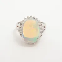 ノンブランド オパール ダイヤ Pt900