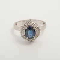 ノンブランド サファイア ダイヤ Pt900