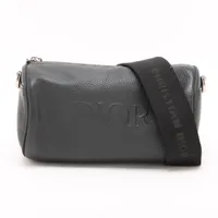 ディオール ローラー レザー ショルダーバッグ ブラック