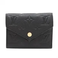 ルイ・ヴィトン モノグラム アンプラント ポルトフォイユヴィクトリーヌ M64060 コンパクトウォレット ノワール