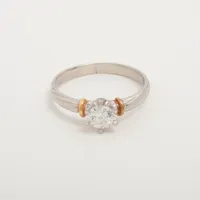 ノンブランド ダイヤ K18×Pt850