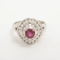 ノンブランド ルビー ダイヤ Pt900