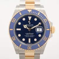 ロレックス サブマリーナーデイト 126613LB SS×YG AT ブルー文字盤