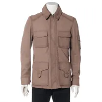 ベルルッティ ヌバックレザー レザージャケット 46 ブラウン