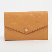 ルイ・ヴィトン モノグラム アンプラント ポルトフォイユ キュリユーズコンパクト M60410 コンパクトウォレット サフラン