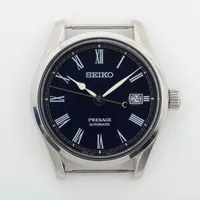 セイコー プレサージュ SS AT ブルー文字盤