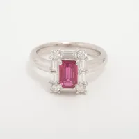 ノンブランド ルビー ダイヤ Pt900