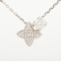 ルイ・ヴィトン LV ダブル ラウンド ダイヤ 750(WG) ダイヤ直径約4.20mm