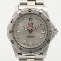 タグホイヤー プロフェッショナル 200m WK1112-0 SS QZ シルバー文字盤
