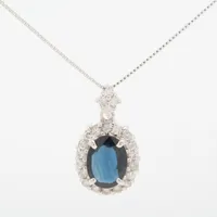 ノンブランド サファイア ダイヤ K18WG