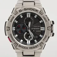 カシオ Gショック GST-B100 SS ソーラー ブラック文字盤