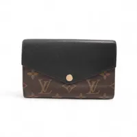 ルイ・ヴィトン モノグラム マカサー ポルトフォイユパラスコンパクト M60990 コンパクトウォレット ブラック