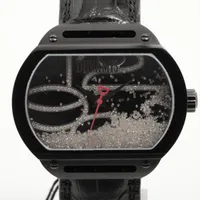 デュナミス スパルタン SS×革 AT ブラック文字盤