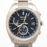 セイコー アストロン SBXY013 TI ソーラー ネイビー文字盤