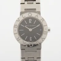 ブルガリ ブルガリブルガリ BB23SS SS QZ ブラック文字盤