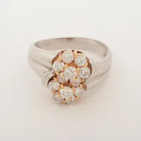 ノンブランド ダイヤ K18×Pt900