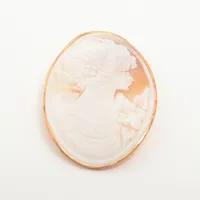 ノンブランド シェルカメオ K18