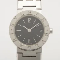 ブルガリ ブルガリブルガリ BB23SS SS QZ ブラック文字盤