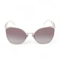 プラダ メタル サングラス ブラック×シルバー