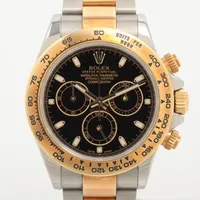 ロレックス コスモグラフデイトナ 116503 SS×YG AT ブラック文字盤