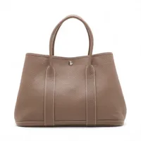 エルメス ガーデンパーティ36 PM ネゴンダ エトゥープ シルバー金具