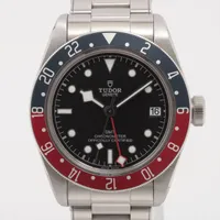 チュードル ブラックベイ GMT 79830RB SS AT ブラック文字盤