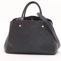 ルイ・ヴィトン モノグラム アンプラント モンテーニュMM M42746 ネイビー