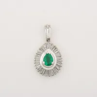 ノンブランド エメラルド ダイヤ Pt900