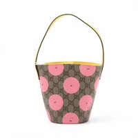 グッチ GGスプリーム チルドレンズ PVC ハンドバッグ マルチカラー