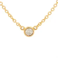 ティファニー バイザヤード 1P ダイヤ 750(YG) 直径約3.35mm