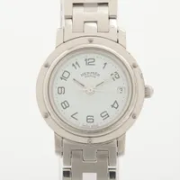 エルメス クリッパー CL4.210 SS QZ ホワイト文字盤