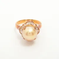 ノンブランド パール ダイヤ K18