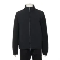 モンクレール CARDIGAN ウール×ポリエステル ダウンジャケット 25年 L ブラック