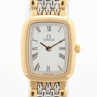 オメガ デヴィル SS×GP QZ ホワイト文字盤