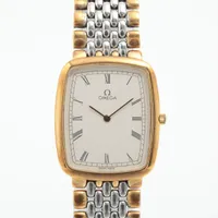 オメガ デヴィル SS×GP QZ ホワイト文字盤