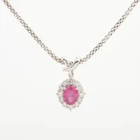 ノンブランド ルビー ダイヤ Pt900×750