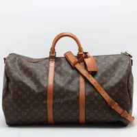 ルイ・ヴィトン モノグラム キーポル･バンドリエール60 M41412 ブラウン