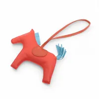 エルメス ロデオチャームGM アニョーミロ チャーム C刻印：2018 オレンジ