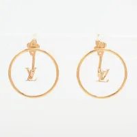極美品　ルイヴィトン　ピアス　エクリプス ブックル ドレイユ フープ　付属品◎ ルイ・ヴィトン アクセサリー ピアス ブックル ドレイユ フープ LV