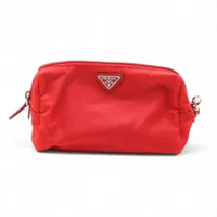 プラダ ヴェラ 1NE693 ナイロン ポーチ レッド