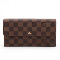 ルイ・ヴィトン ダミエ ポルトフォイユサラ N61734 ロングウォレット ブラウン