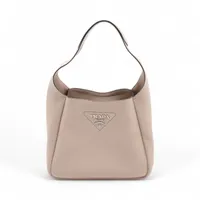 プラダ レザー ハンドバッグ ピンク