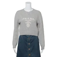 プラダ ウール×カシミヤ ニット 24年 38 グレー