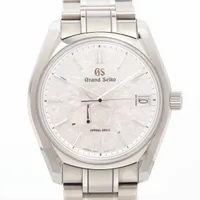 グランドセイコー ヘリテージコレクション スプリングドライブ 花筏 SBGA443 TI AT ピンク文字盤