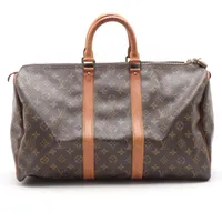 ルイ・ヴィトン モノグラム キーポル45 M41428 ブラウン