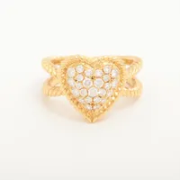 星の砂 ダイヤ K18(YG)