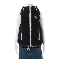 モンクレール グルノーブル GILET ポリエステル×ナイロン ダウンベスト 23年 S ブラック
